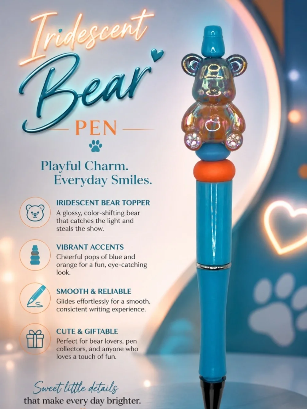 Colorful Bear Pen